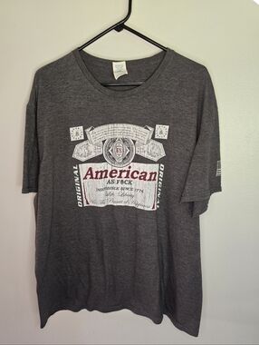 American Graphic Short-Sleeve Tee - Charcoal